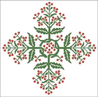 (image for) Floral Ornamental #075 Orange Berries